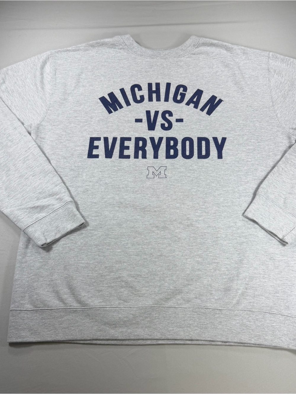 Detroit Vs Everybody x Michigan Vs Everybody Gray Crewneck Sweatshirt XL Univers